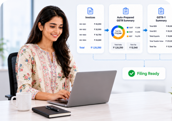 One-click GST Filing