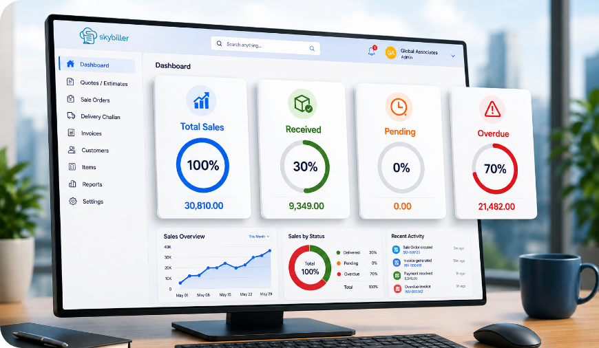Invoice & Bill Status Tracking for complete payment visibility