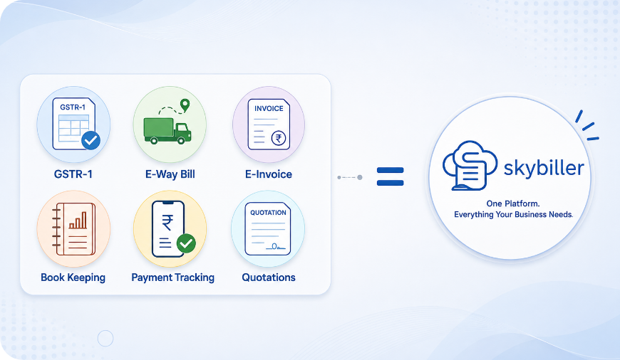 No Additional Software Required Everything from invoicing to final accounts in one single platform.